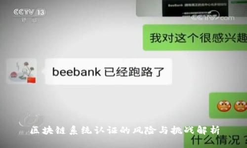 区块链系统认证的风险与挑战解析